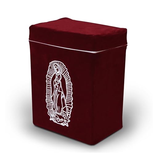 Velvet Urn Bag with TSA Approved Cremation Container | Holds Cremated Ashes of Human Adult | For Use in a Niche or Ground Burial | Fits the Crowne Burial Urn Vault Navy with Dove product thumbnail 18