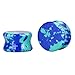 2pcs Stone Ear Gauges Flesh Tunnels Plugs Stretchers Expander Multi-styles 2g-5/8"