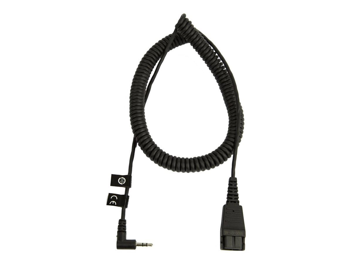 GN Netcom - Headset cable - Quick Disconnect - sub-mini phone 2.5 mm (M) - 2 m