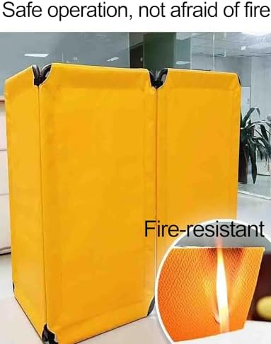 Portable Welding Screen Panels with Frame - Flame Retardant Welding Curtains for Workshop & Garage, 180cm/70.8in, Effective Welding Protection, Safety Equipment