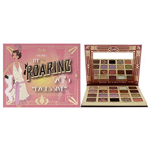 Rude Cosmetics The Roaring 20s Eyeshadow Palette - Excessive Eye Shadow Women 0.84 oz