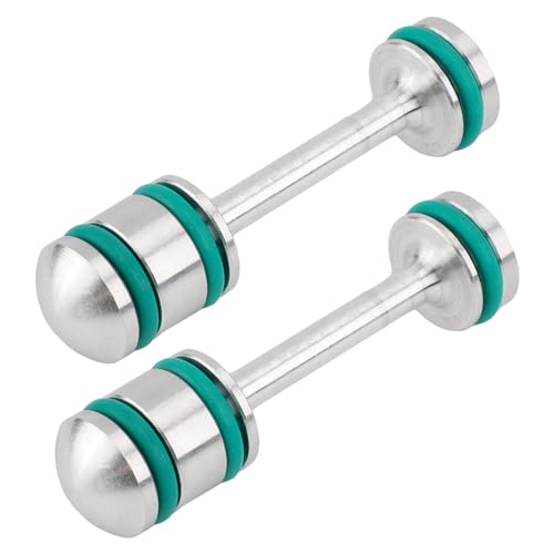 2pcs LS Oil Diverter Barbell, High Performance Aluminum Alloy Oil Gallery Plug for Gen III/IV Engines LS1/2/3/6, L92/99/33, LQ4/9, 4.8/5.3/5.7/6.0/6.2L