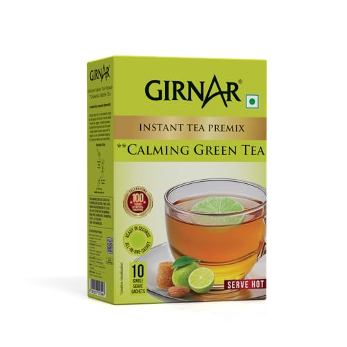 Image of Girnar Instant Premix Calming Green Tea - Instant, 100 G