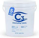 C3… 5 lbs. 3' Stabilized Chlorine Tabs for Swimming Pools...