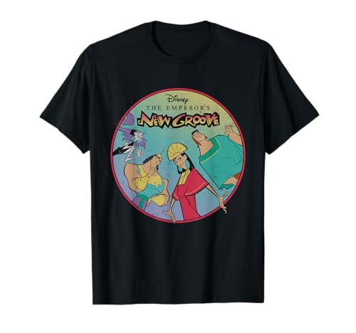T-shirt Disney The Emperor's New Groove en coton anti-déformation pour style durable