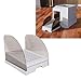 banapoy Cat Ramp for Litter Box, Adjustable Height Cat Ramp Elevated Litter Step Stool with Drawer and Baffles, Anti Tracking, Easy to Clean, for Small Elderly (Grey)