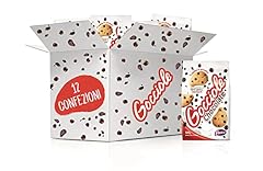 Pavesi Biscotti Frollini Gocciole Cioccolato, 12 Pack da 500 g Senza Olio di Palma