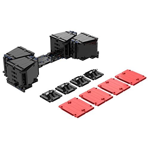 HYZH Technik Bausteine LKW mit Kran Bausatz für Liebherr LTM11200, 8528 Klemmbausteine 2.4Ghz/APP Technik Ferngesteuert… – Bild 7