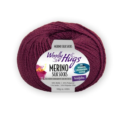 Woolly Hugs Merino Silk Socks ca. 420 m col. 238 100 g