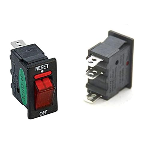 Mareteam Sicherungsautomat Schutzschalter 12 Volt/10 Ampere mit Beleuchtung Cover