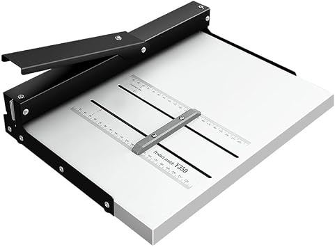 A3 Manual Creaser, Paper Creasing Machine, Creasing Width 351mm, Depth 0.8mm, Indentation Thickness 450g, Magnetic Positioning Baffle, High-Precision Scale, for Greeting Cards Booklets Photo
