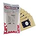 Price comparison product image Paxanpax VB201 Compatible S Type Paper Bags for Electrolux, AEG, Philips, Tornado, Volta 'E200' (Pack of 5), Brown