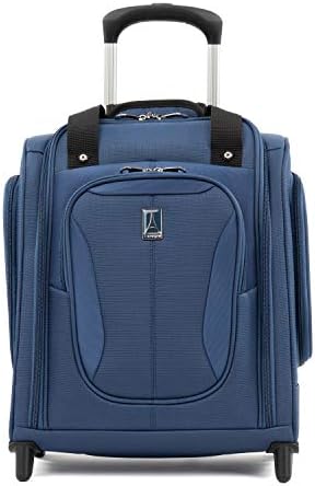 Travelpro Tourlite Softside Lightweight Rolling Underseat Compact Carry-On Upright 2 Wheel Bag, Men and Women, Blue, 15-Inch