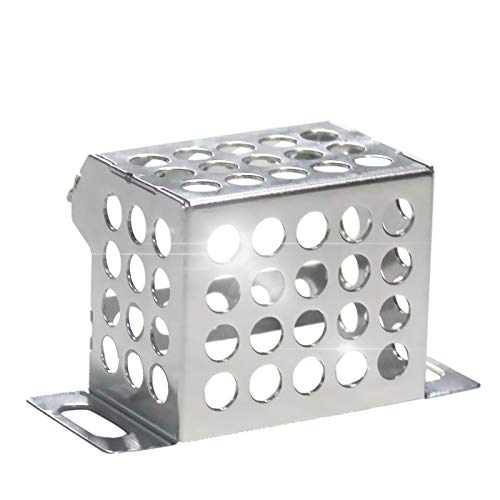 MCAMPAS Cubierta Protectora de combustión de Acero Inoxidable, Utilizada para Proteger el termoacoplador de Pin de Encendido en la Mesa de Hoguera de propano