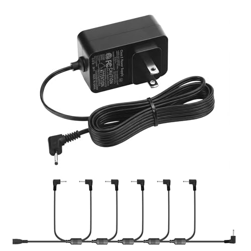 Replacement for Hallmark Keepsake Power Cord Compatible with Hallmark Storytellers and Magic Keepsake Ornaments Christmas Ornaments Power 7 Plug Power Adapter 4.9FT + 10FT Cable