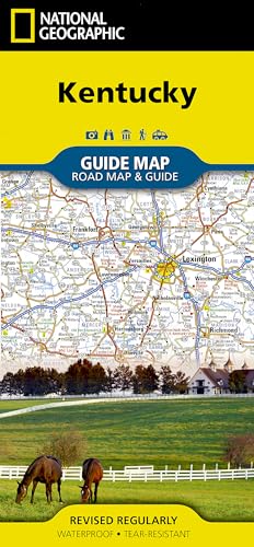 Kentucky Map (National Geographic Guide Map)