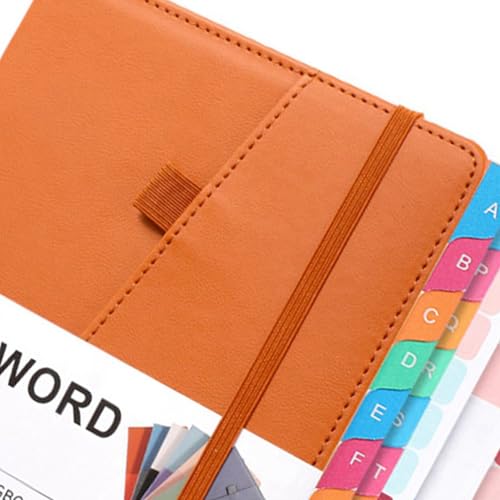 Libro de contraseñas para personas mayores con índice alfabético y registro de Internet 3