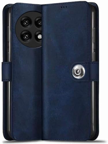 Wallet Case For OnePlus 13R - PU Leather Folio With Card Slots, Kickstand, Magnetic Closure, Full Protection