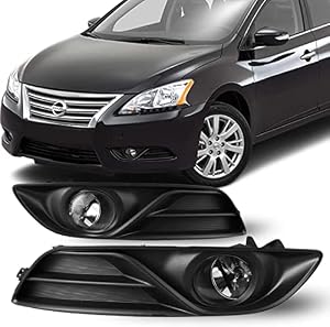 Winjet Compatible with [2013 2014 2015 Nissan Sentra] Driving Fog Lights + Switch + Wiring Kit