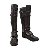 Star Wars. Telacos Star Wars Darth Vader Anakin Skywalker Cosplay Schuhe Braun Stiefel Custom Made, Braun - braun - Größe: 37 EU