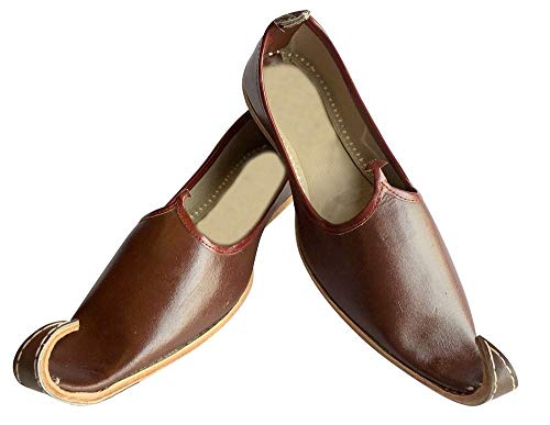 Men Handmade Traditional Zari & Tilla Work Leather Khussa Ethnic Jutti2