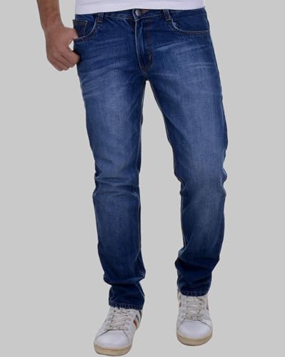 Image of AUSK Men's Regular Straight Fit Casual Jeans || Official Business wear Jeans for Men