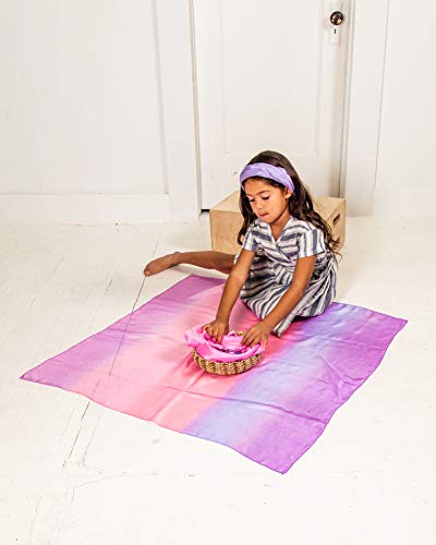 Sarah's Silks Set of 3 Playsilks - Blossom, 100% Silk Scarves for Dance, Movement and Pretend Play4