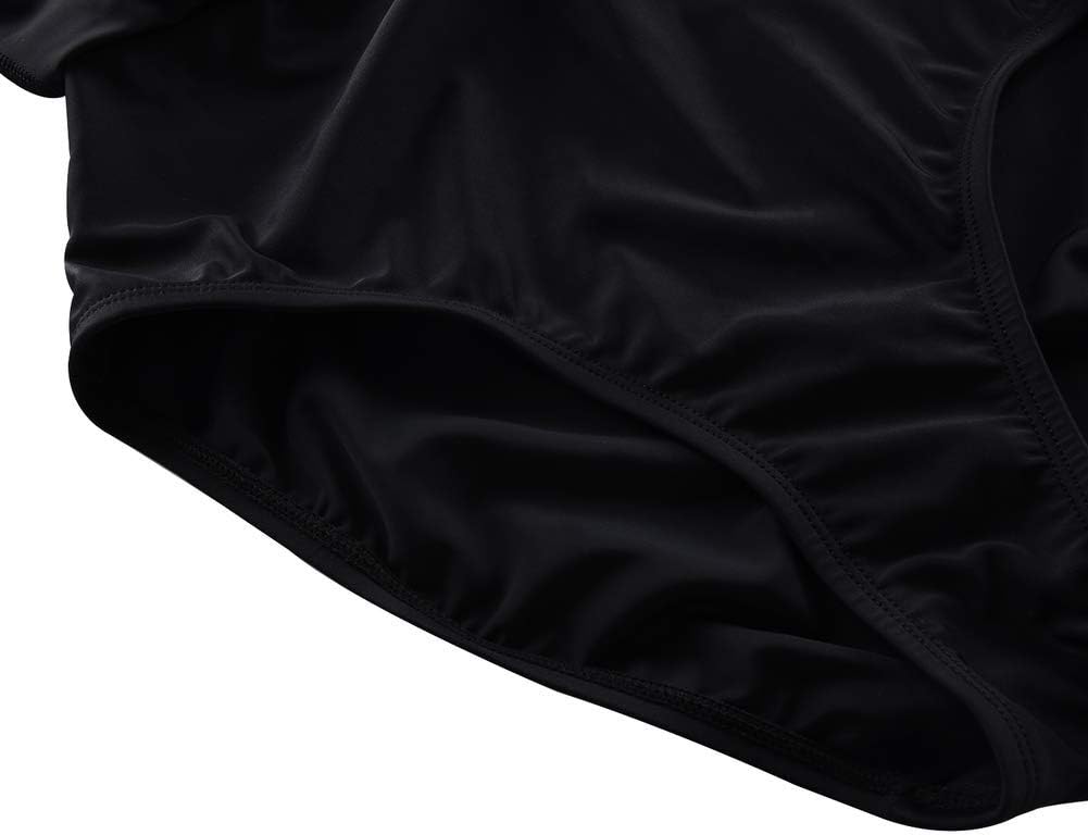 Hilor Women's High Waisted Swim Bottom Swim Skirt Skort Bikini Bottom Tankini Swimsuit