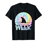 Retro Shark Fin Week 2025 Shark Lover Ocean Wildli