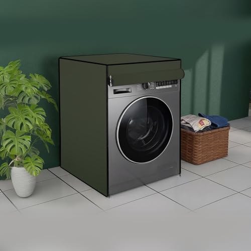 Image of The Furnishing Tree Washing Machine Cover Military Compatible for Bosch 8 Kg Fully-Automatic Front Loading WAJ28262IN - D x W x H : ( 66x61x88.9 CM )