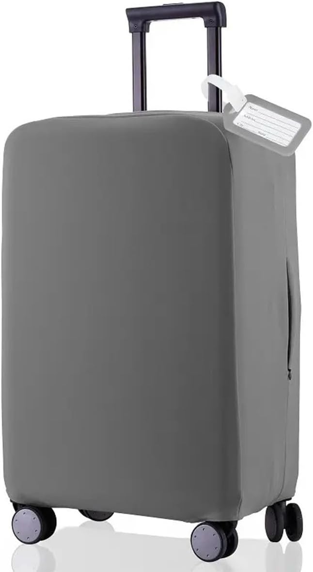 Capa Protetora Mala De Viagem Com Ajuste E Fixação em Velcro e Zipper Premium Bisbel (CINZA, Grande) Capa Protetora Mala De Viagem Com Ajuste E Fixação em Velcro e Zipper Premium Bisbel (CINZA, Grande)