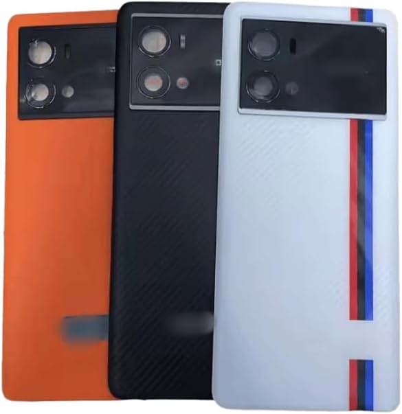 YOOOKOOO Compatible Rear Back Cover for vivo iQOO 9 (China) – Battery Door Housing Replacement Part (Orange No Lens)
