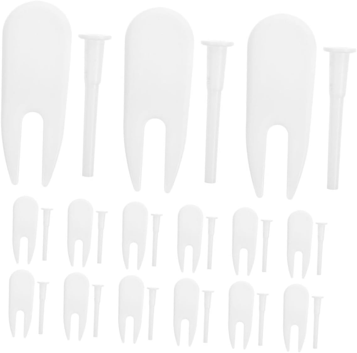 YARNOW 15Sets Air Stopper Plugs Replacement Kit for Yoga Balls Inflatable Beds Durable Material Secure Sealing Easy Installation Efficient Air Leakage Control