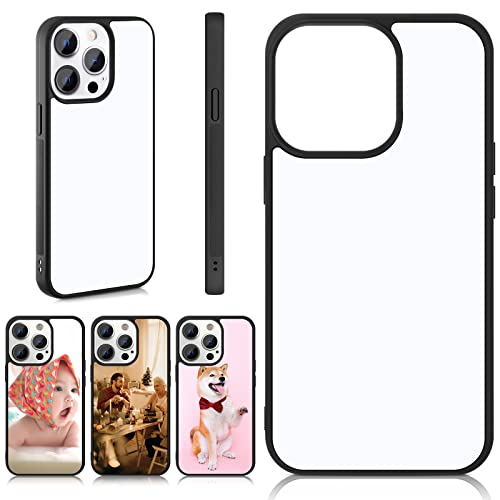 Coque imprimable par sublimation iPhone 15 Pro Flutesan en TPU noir pour créer votre style unique