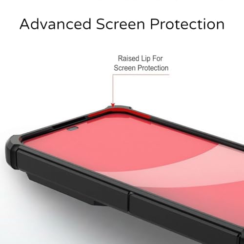 Image of ShieldTech Back Cover Case for Realme P4 5G | 360 Protection Mobile Phone Case Mag-Safe | Camera Protection | Back Cover for Realme P 4 5G / Realme P4 5+G - Black TPU+PC