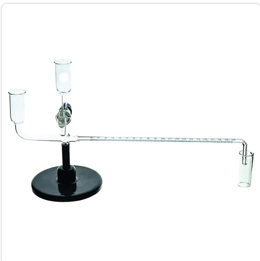 SAS Laboratory Solution Ganong Potometer Borosilicate Glass Ideal for Plant Physiology and Transpiration Studies Accurate Measurement Tool for Laboratory, Classrooms, Research |Durable and Easy to Use