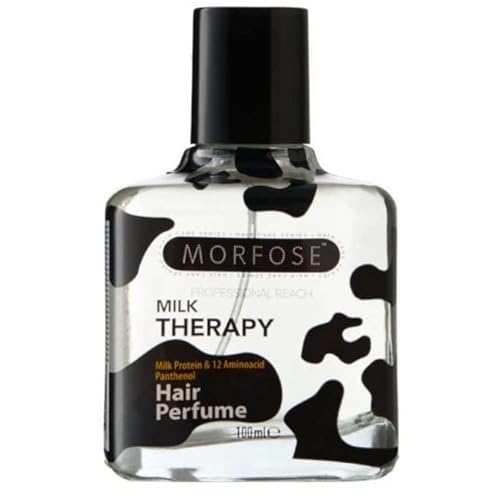 Morfose - Milk Therapy Hair Perfume100ml, Milk Protein Treatment Mist, Long-Lasting Vanilla Milk Fragrance for Women, Eau Parfum Long Lasting Sweet Milk Vanilla Scent 100ml