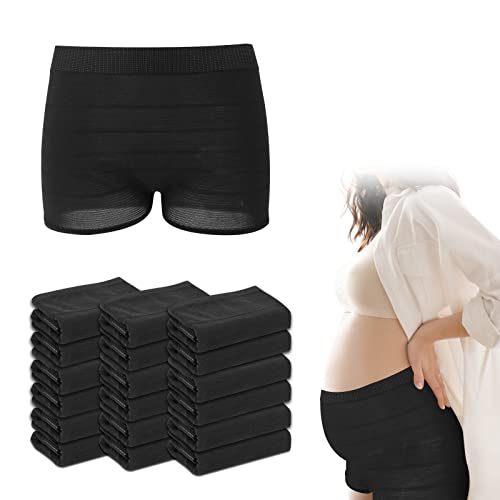 Image of HANSILK Seamless Mesh Postpartum Underwear Natural C-Section Delivery Post Surgical Recovery Disposable Women's Panties