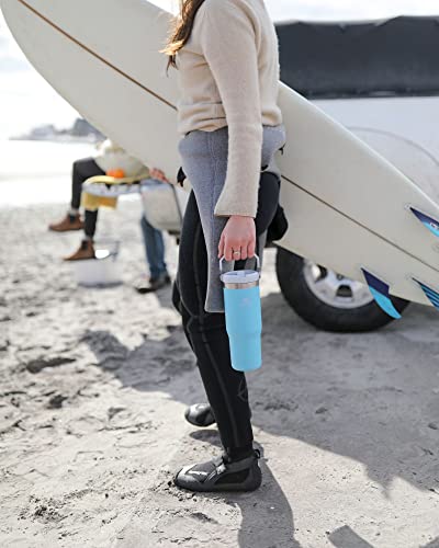 Stanley Copo de aço inoxidável IceFlow com canudo – Garrafa de água isolada a vácuo para casa, escri