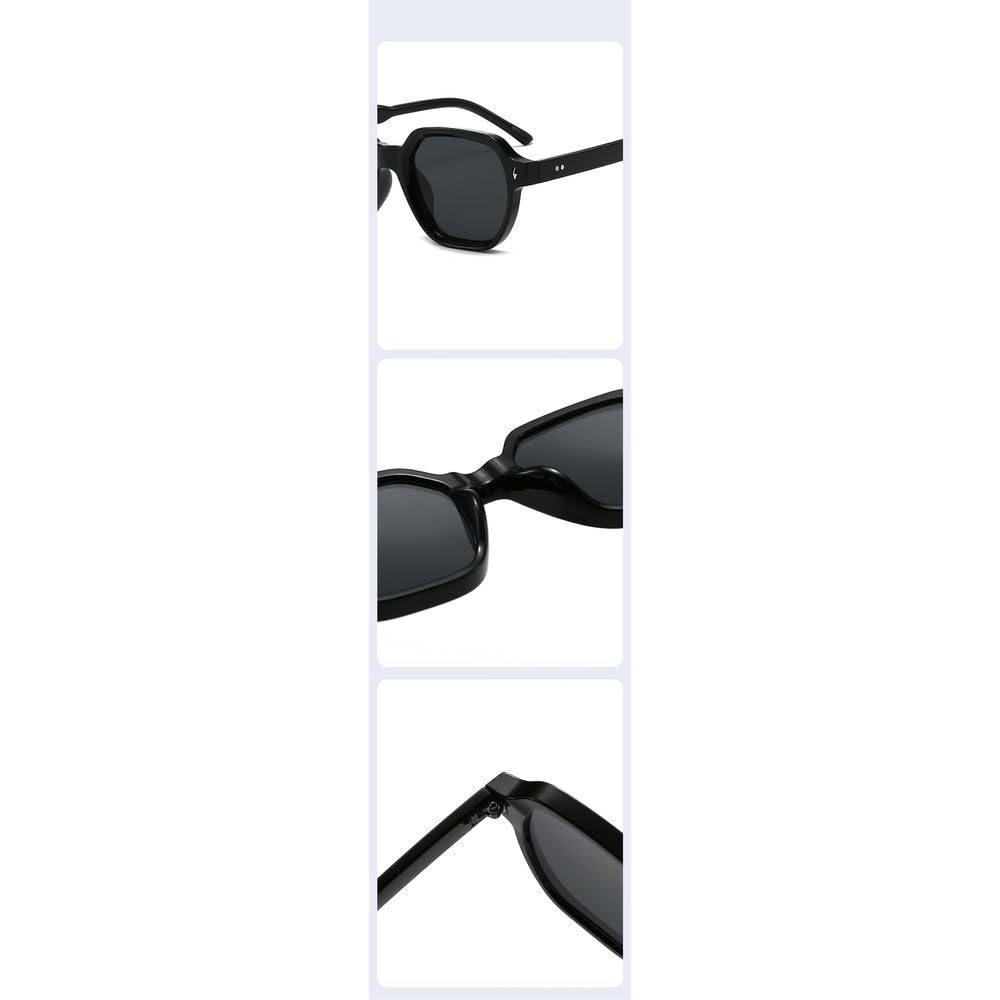 Okulary przeciwsłoneczne damskie Fashion Square Retro, przezroczyste soczewki, metalowa oprawka, męskie, punkowe, pomarańczowe, okulary przeciwsłoneczne, UV400, na zakupy, podróż, plażę, imprezę, jaz
