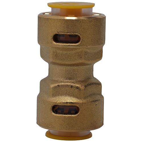 Image of Supplying Demand SB1 5 /8 Inch Quick Connect HVAC Brass Coupler Fitting
