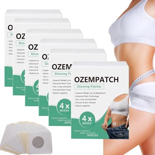 RejuvaCare Ozempatch Parches adelgazantes para mujeres, parche para pérdida de peso en abdomen, muslos y brazos, quema de grasa natural, ayuda a moldear el cuerpo, tonificar la piel suavemente (180