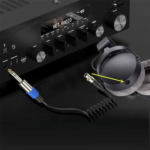 For Mini XLR 3&4-pin female to 6.35mm male adapter cable 1/4-inch to mini female XLR stereo jack auxiliary microphone cable