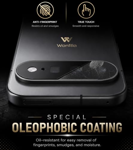 Image of WonRia Pack 1- Back Camera Glass Protector for Pixel 11 5G Camera Lens Protector | 9H Tempered Glass | Ultra HD | Ultra Slim - Black