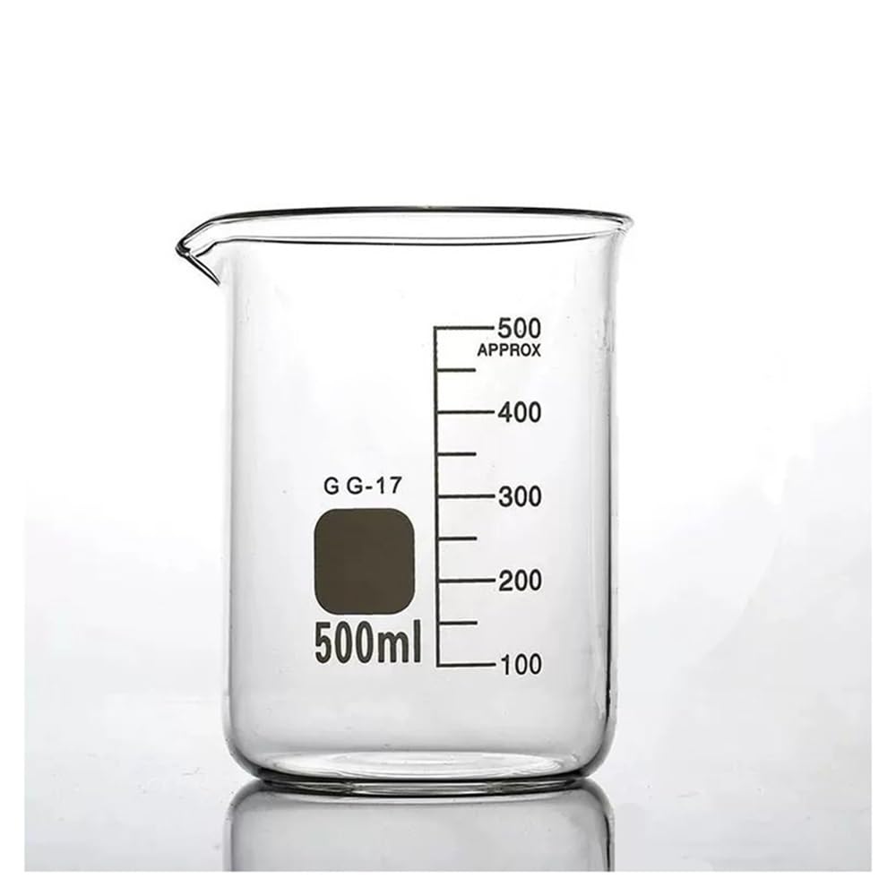 Bécher en verre laboratoire 500 ml lot de 2 pièces indispensables - 5