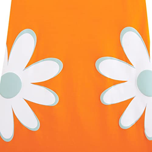 Image of YouGotPlanB 100% Cotton Printed Above Knee Length Dress for Girls
