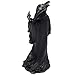Evil Grim Reaper Flipping The Middle Finger Statuette with Dragon Head Scythe for Scary Halloween Decorations and Horror Movie Gothic Décor Figurines or Fun Gag Gifts for Man Cave