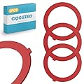 CoguZed 3 Pack Flush Valve Seal Replacement for Kohler Toilet Ring Seal GP1059291, Toilet Flush Valve Seal, Toilet Gasket Replacement Kit, Silicone Toilet Tank Parts Gasket