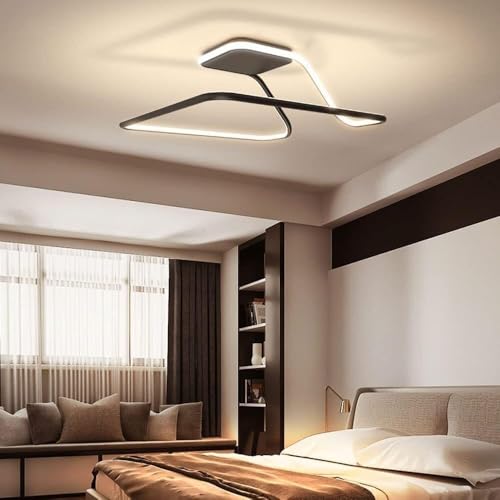 Plafonnier encastré LED plafonnier à intensité variable et modulable carré