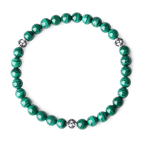 Bracelet fleur de lis GAVU en perles naturelles pour sublimer vos tenues décontractées
